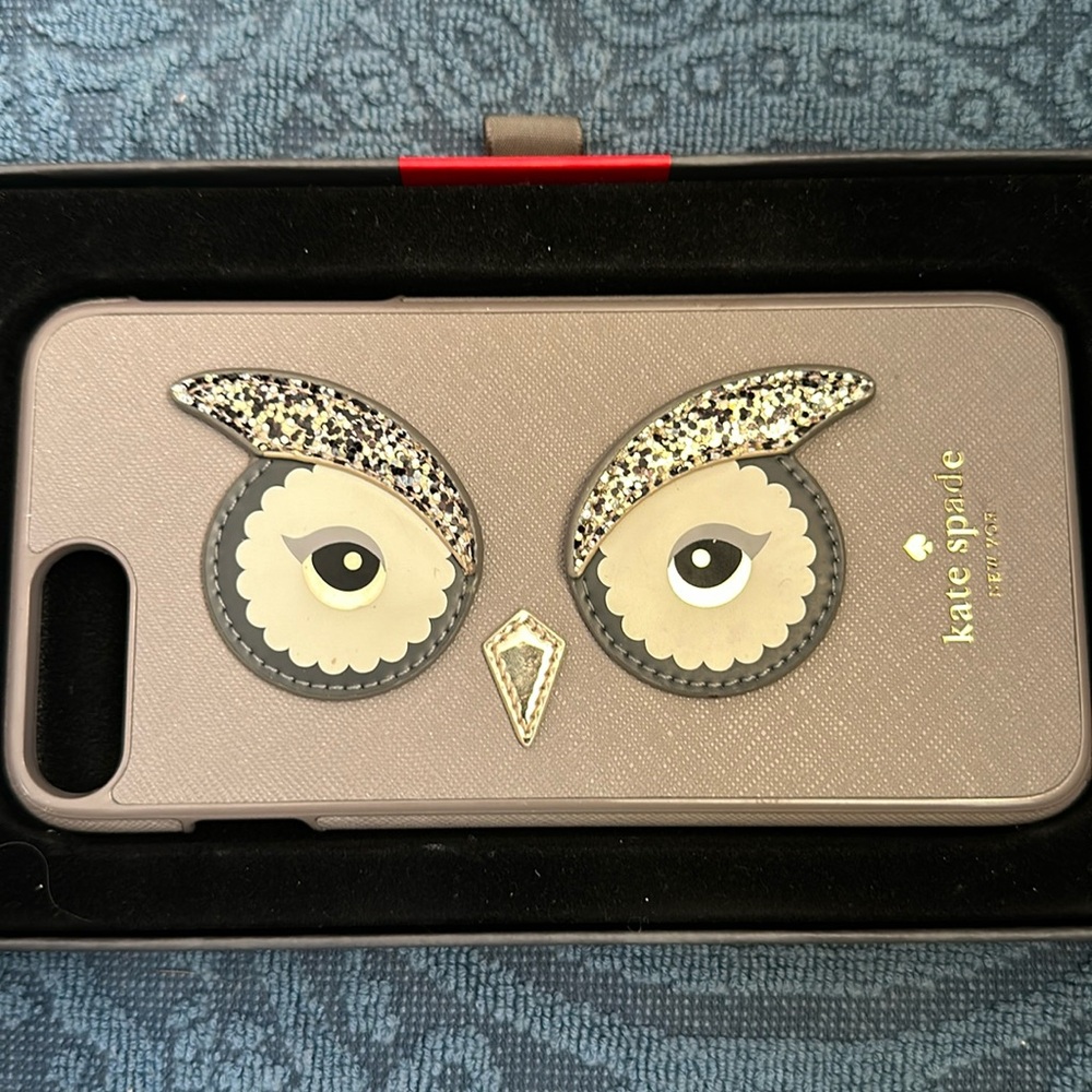 KATE SPADE Owl iPhone X Leather Cover Case NEW in Box ~ GENUINE ~ iPhone 10 x